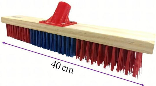 Außenbereichsbesen 40cm Harte Pvc Fasern Ohne Stiel Aria Trade