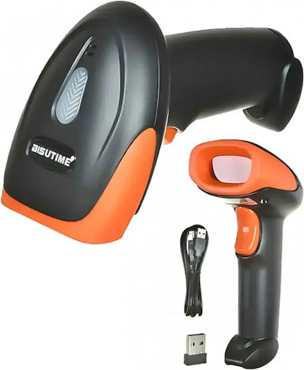 Bisutime Bisutime Bs-830g Scanner Χειρός Ασύρματο με Δυνατότητα Ανάγνωσης 1D Barcodes