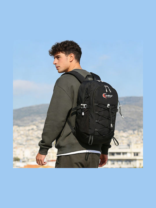 Cardinal Mountaineering Backpack 24L Waterproof Black Daypack