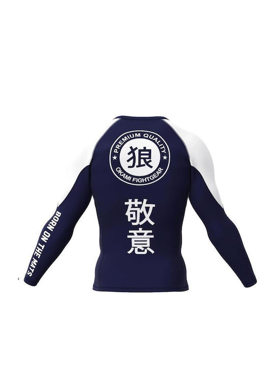 Okami Ανδρική Μακρυμάνικη Μπλούζα ORS145 για Jiu-Jitsu / MMA / Kickboxing Μπλε Okami Ανδρική Μακρυμάνικη Μπλούζα ORS145 για Jiu-Jitsu / MMA / Kickboxing Μπλε