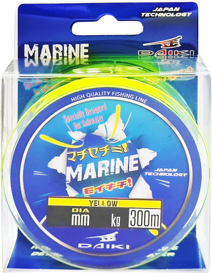 Πετονιά Daiki Marine Yellow 300 Μ 0,30 Χιλ 11 Κιλά