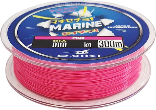 Πετονιά Daiki Marine Pink 300 Μ 0,40 Χιλ 20 Κιλά