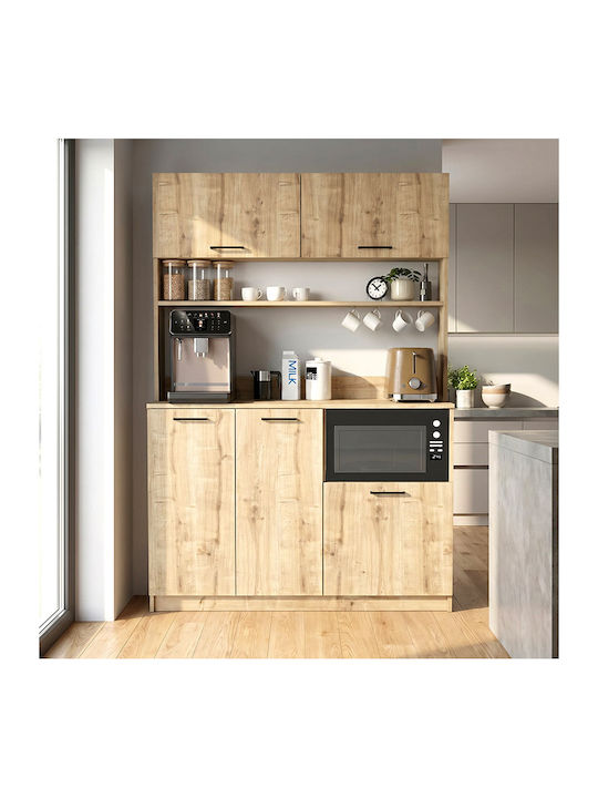 Tuco 3 Dulap de Pardoseală Sapphire Oak 123.8x40x180cm