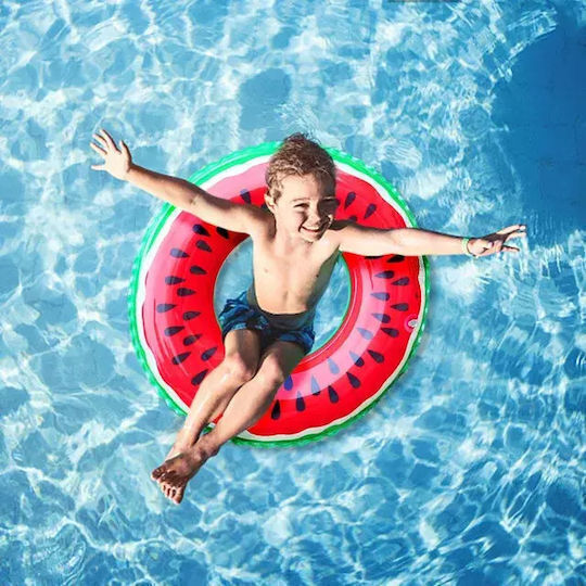 Rozatoys Φουσκωτή Κουλούρα Καρπούζι 120cm Παιδικό & Ενηλίκων Σωσίβιο Θαλάσσης Πισίνας