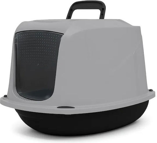 Nobleza Cat Toilet Closed with Filter Gray L57 x W39.5 x H38cm