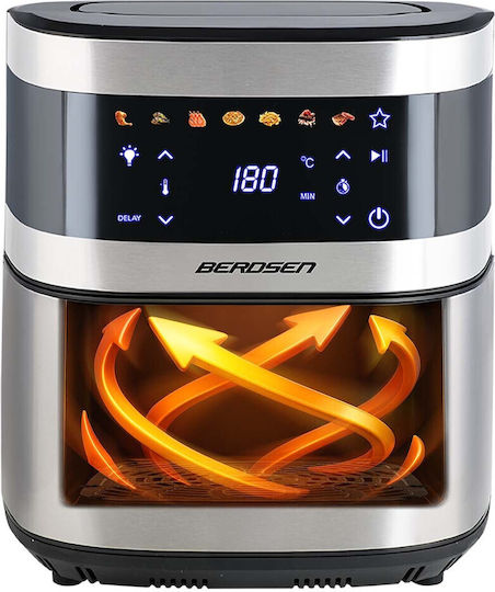 Berdsen Air Fryer 4lt Ασημί BD-656