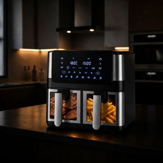 Air Fryer cu Două Coșuri Detașabile 8l Negru ZN1RCK3QWS2367
