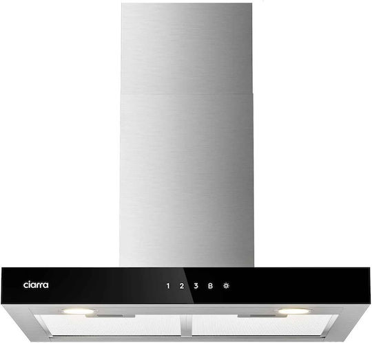 Ciarra Απορροφητήρας Καμινάδα 60cm Μαύρος