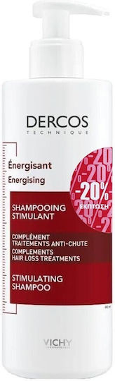 Vichy Dercos Energising Σαμπουάν κατά της Τριχόπτωσης για Όλους τους Τύπους Μαλλιών 400ml