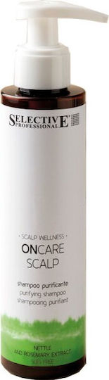 Selective Professional Oncare Scalp Purifying Shampoos for Sensitive Scalp for All Hair Types 200ml