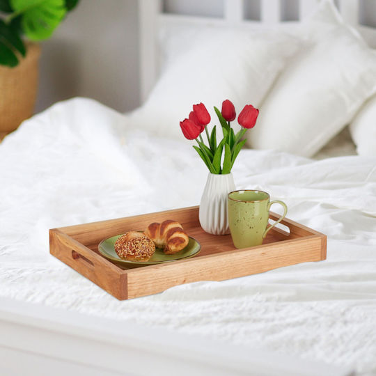 Relaxdays Wooden Serving Tray 46x31cm