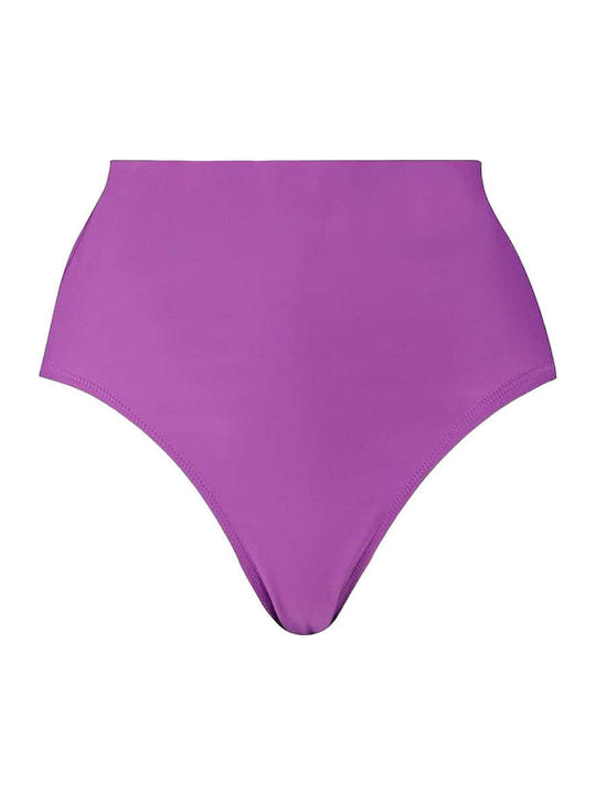 Bikini Slip Talie Înaltă Violet