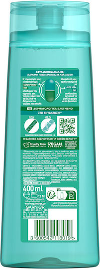 Garnier Fructis Aloe Σαμπουάν Αναδόμησης/Θρέψης & Ενυδάτωσης για Εύθραυστα Μαλλιά 400ml