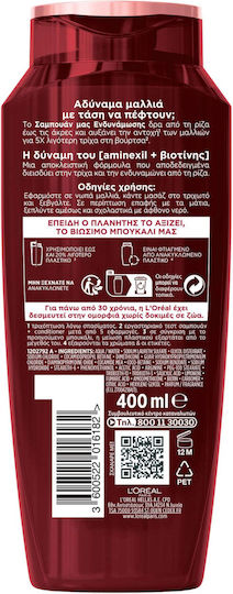 L'Oreal Paris Elvive Full Resist Arginine Σαμπουάν κατά της Τριχόπτωσης για Όλους τους Τύπους Μαλλιών 400ml