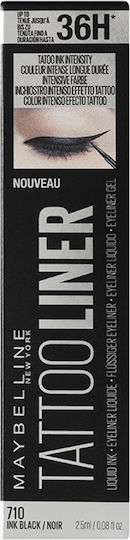 Maybelline Tattoo Πινέλο Eye Liner 710 Ink Black 2.5ml