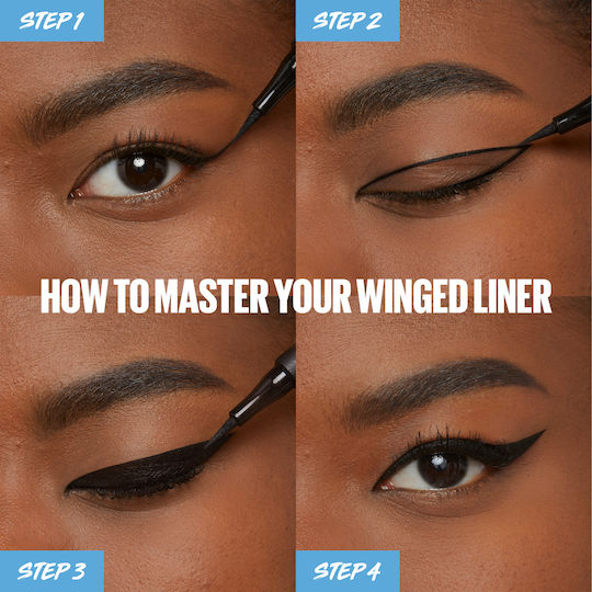 Maybelline Hyper Precise All Day Waterproof & Long Stay Felt Tip Eye Liner 9gr