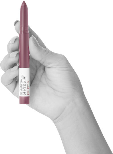 Maybelline Superstay Ink Crayon Long Lasting Creion Ruj Mat 25 Rămâneți excepțional 1.5gr