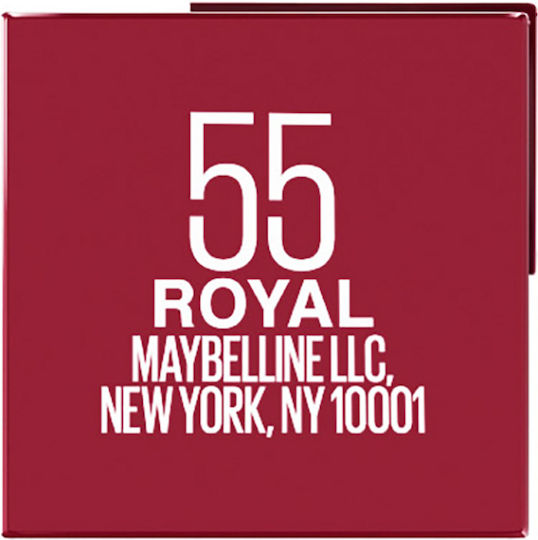 Maybelline Super Stay Vinyl Ink Υγρό Κραγιόν 55 Royal 4.2gr