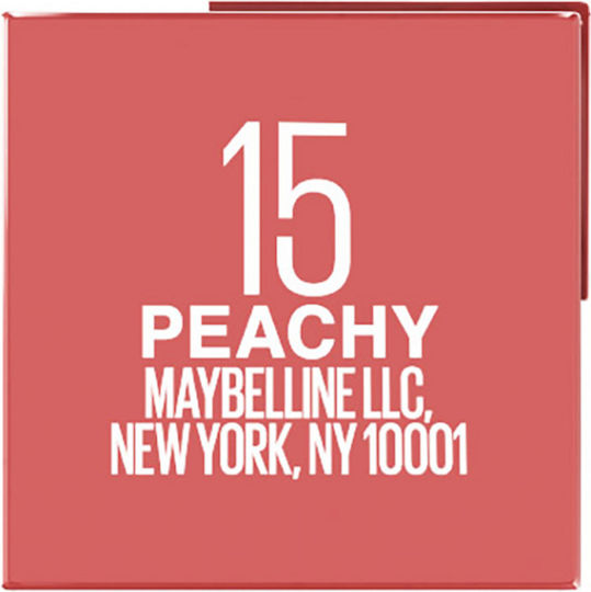 Maybelline Super Stay Vinyl Ink Long Lasting Liquid Lipstick Sheer 15 Peachy 4.2gr