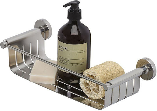 TIGER Wall Mounted Bathroom Shelf Metallic Gray