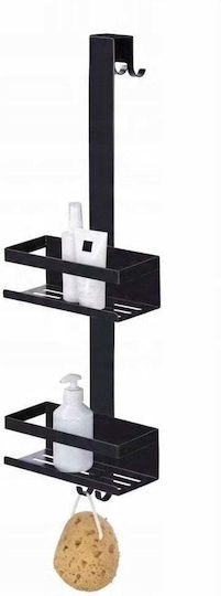 Wenko Montat pe perete Raft Baie Metal Gri Wenko Montat pe perete Raft Baie Metal Gri