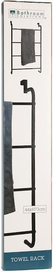 Next Wall Mounted Bathroom Shelf with 4 Shelves 44.5x15.5x73cm Black