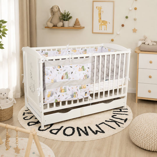 Kidizi Set Pentru Pătuț Multicolor 6 Bucăți