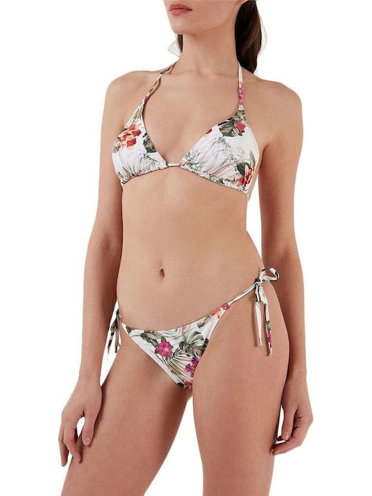 Bikini Slip με Κορδονάκια Πράσινο