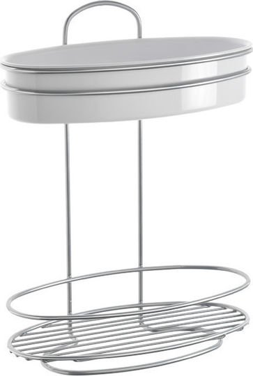Metaltex Orbit An der Wand montiert Badezimmerregal Metallisch mit 2 Regalböden 26x11x35cm Silber Metaltex Orbit An der Wand montiert Badezimmerregal Metallisch mit 2 Regalböden 26x11x35cm Silber