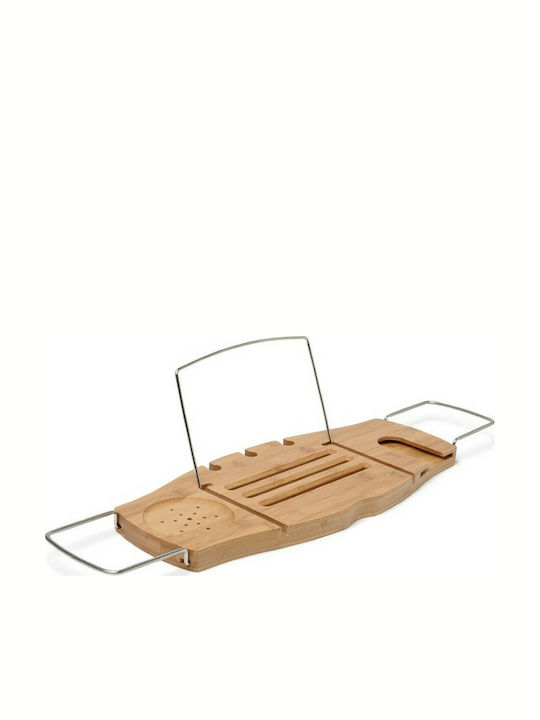 Umbra Aquala Ραφιέρα Μπανιέρας Bamboo 27x21.6x3.2cm για Μπανιέρα