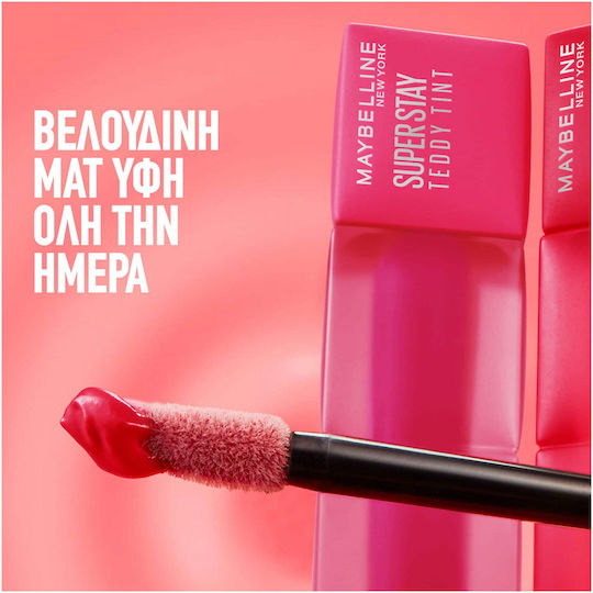Maybelline Super Stay Teddy Tint Long Lasting Lichid Ruj Mat 30 Coquettish 5ml