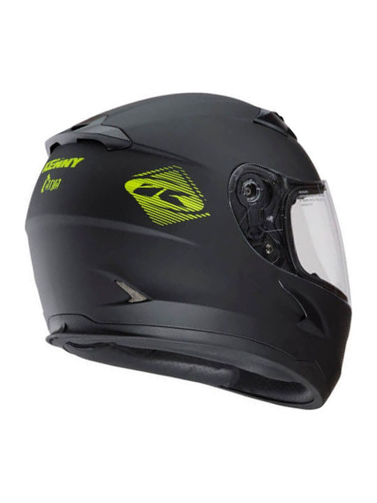 Kenny Targa Black/Neon Yellow Παιδικό Κράνος Μηχανής Full Face ECE 22.05 1250gr
