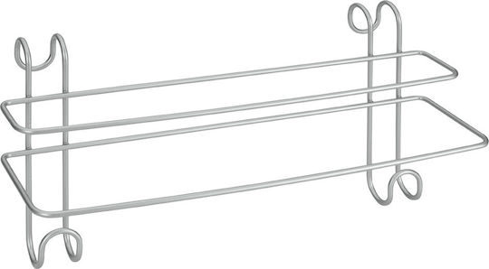 Metaltex Radius Επιτοίχια Ραφιέρα Μπάνιου Μεταλλική 30x13x25cm