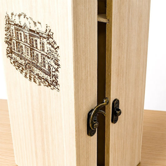 Cutie Premium Din Lemn Pentru 2 Sticle De Vin Gravata Manor Wine Estate 35x19x10 Cm