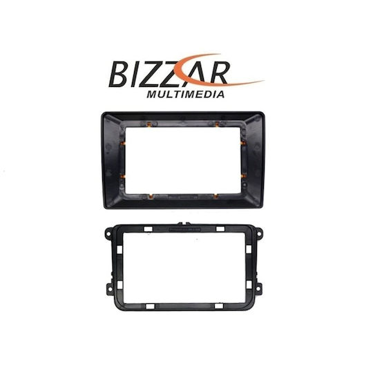 Bizzar Sistem Audio Auto pentru Seat Alhambra / Leon / Toledo Skoda Fabia / Octavia / Praktik / Rapid / Roomster / Superb Volkswagen Amarok / Gândac / Caddy / Eos / Magazin Online de Golf / Jetta / Passat / Passat CC / Polo / Scirocco / Magazin Online Sharan / Tiguan / Turul / Transportator 2009-2015 (Bluetooth/USB/Wi-Fi/GPS/Apple CarPlay/Android Auto) cu Ecran Tactil 10"