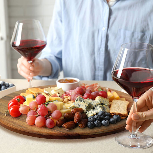 Relaxdays Wooden Serving Platter 40.6cm