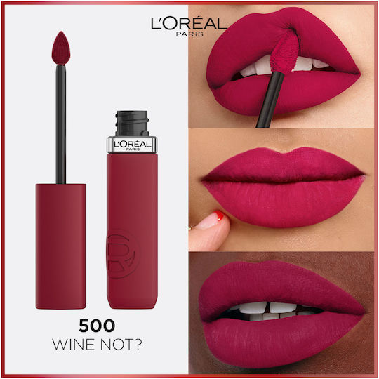 L'Oreal Paris Infaillible Matte Resistance Long Lasting Liquid Lipstick Matte 500 Wine Not