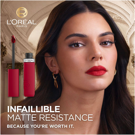 L'Oreal Paris Matte Resistance Long Lasting Liquid Lipstick Matte 120 Major Crush