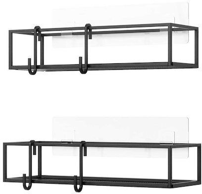 Umbra Metallic Wall-Mounted Bathroom Shelf with 2 Tiers 32x12x6cm Umbra Metallic Wall-Mounted Bathroom Shelf with 2 Tiers 32x12x6cm