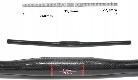 Roxar Tech RX.PARTS011 Fahrradlenker Berg 760mm
