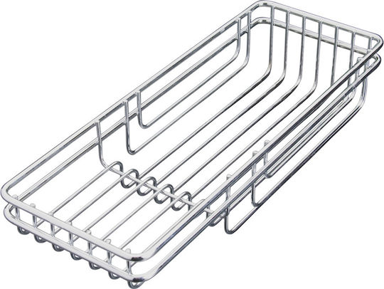Metaltex Cuba Επιτοίχια Ραφιέρα Μπάνιου Inox με 1 Ράφι 30x11x6cm Metaltex Cuba Επιτοίχια Ραφιέρα Μπάνιου Inox με 1 Ράφι 30x11x6cm