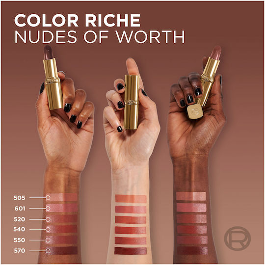 L'Oreal Paris Color Riche Lipstick Satin 601 Worth It 4gr