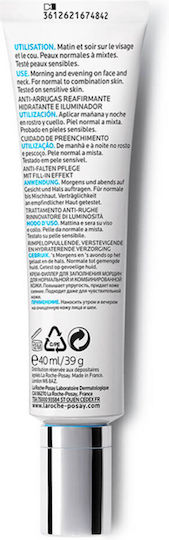 La Roche Posay Pure Light 24ωρη Αντιγηραντική & Συσφικτική Κρέμα Προσώπου με Υαλουρονικό Οξύ & Centella Asiatica 40ml