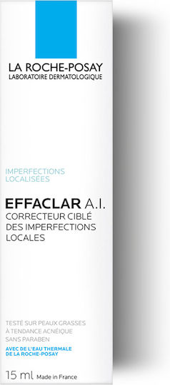 La Roche Posay Effaclar A.I. Cremă de Față de Zi 24h Împotriva Imperfecțiunilor și Acneei 15ml