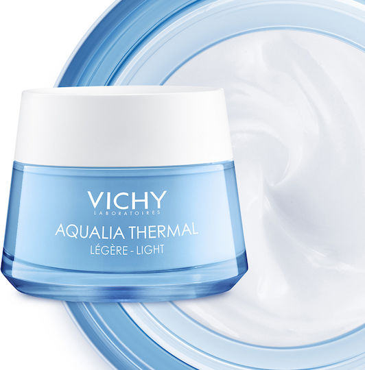 Vichy Aqualia Thermal Light Cremă Hidratantă de Față 24h cu Acid Hialuronic 50ml