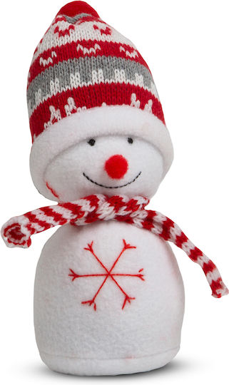Decorațiune De Crăciun Om De Zăpadă Figurina Textilă 20 Cm 3 Modele
