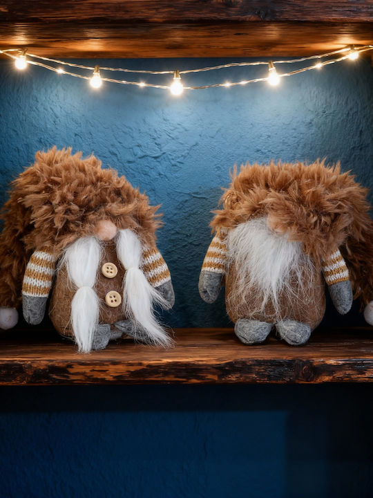 Decorațiune De Crăciun Elf Scandinav 30 Cm Figurina Textilă Decorativă Pentru Casă