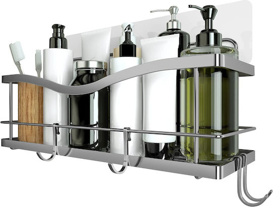 Kincmax Shower Shelf Επιτοίχια Ραφιέρα Μπάνιου Μεταλλική 32x13x14cm Γκρι Kincmax Shower Shelf Επιτοίχια Ραφιέρα Μπάνιου Μεταλλική 32x13x14cm Γκρι