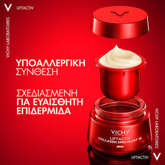 Vichy Liftactiv Collagen Specialist 16 Refill Cream Face Day with SPF50 50ml