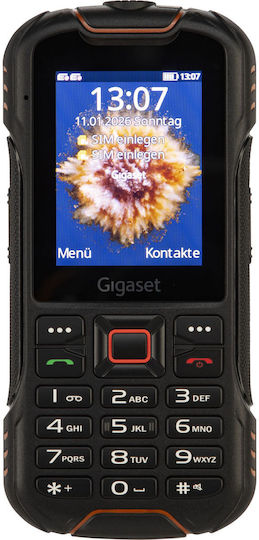 Gigaset GLX8 Plus Dual SIM Κινητό με Κουμπιά Μαύρο